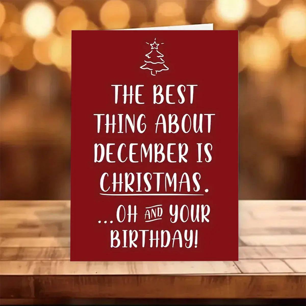 Christmas Card, Christmas Decoration, Expressing Blessings to Family, 2026 New Year Decoration Card