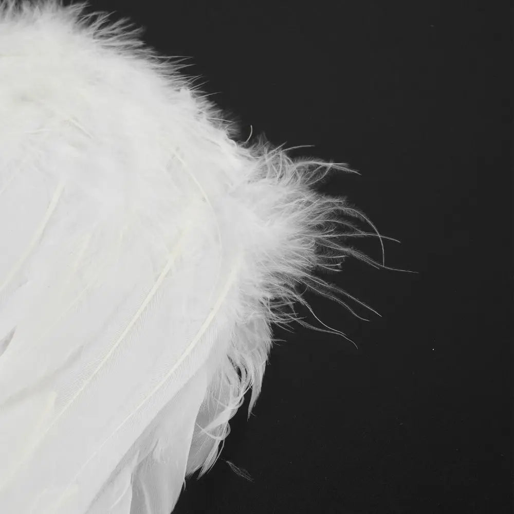 Black Feather Wings Creative White Handmade Angel Wings Party Props Cosplay Little Wings Halloween