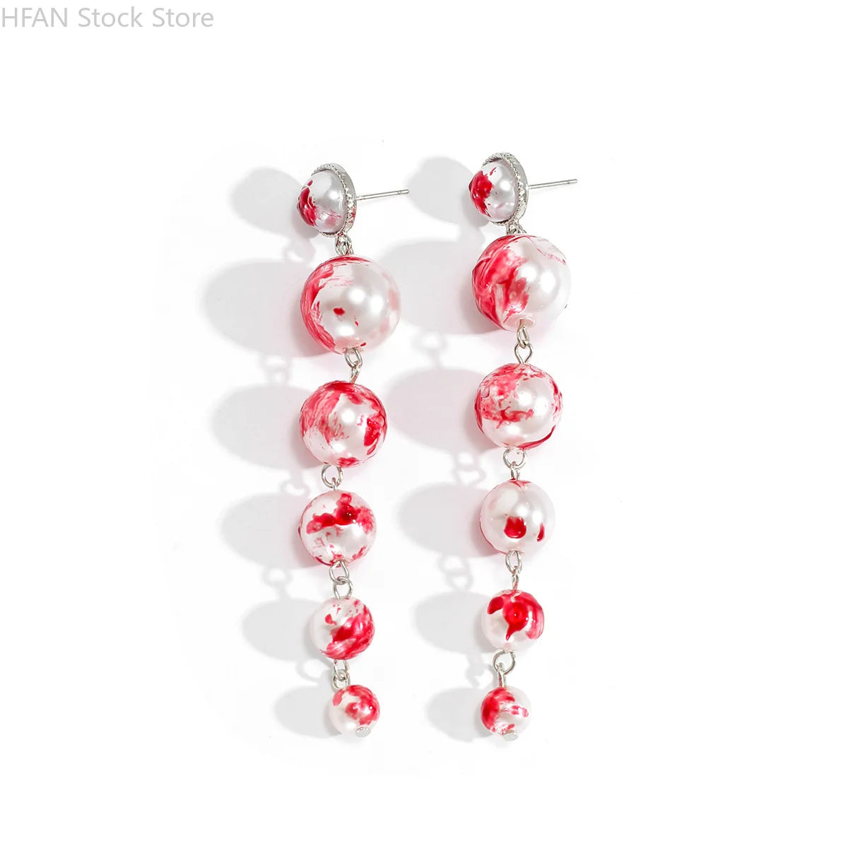 Necklace Dripping Blood Imitation Pearls Womens Necklace Halloween Choker Gothic Style Pearls Creative Tassel Choker Necklace