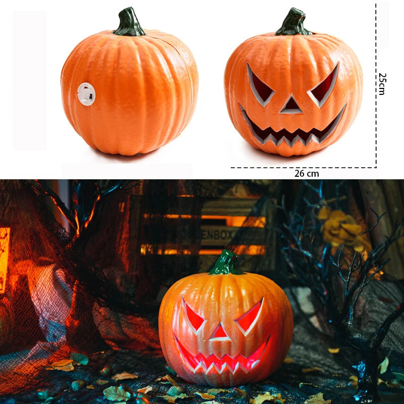 Halloween Decoration Pumpkin Led Lights Festival Accessories Outdoor Yard/garden Decor Horror Party Scream Ghostface Halloween