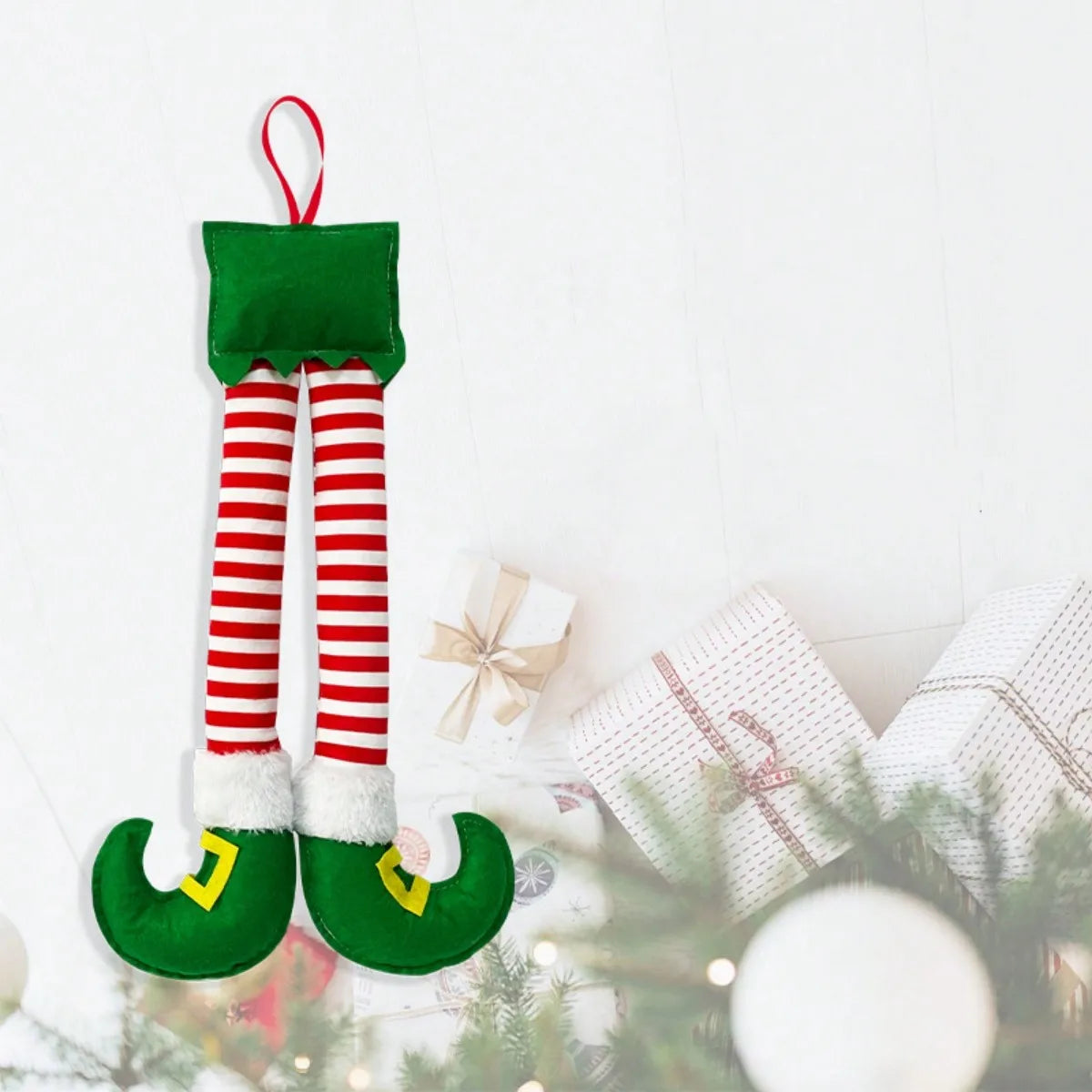 Christmas Elf Santa Legs Car Accessories Christmas Decor for Home Xmas Tree Pendants Ornaments Gifts Happy New Year Home Decor