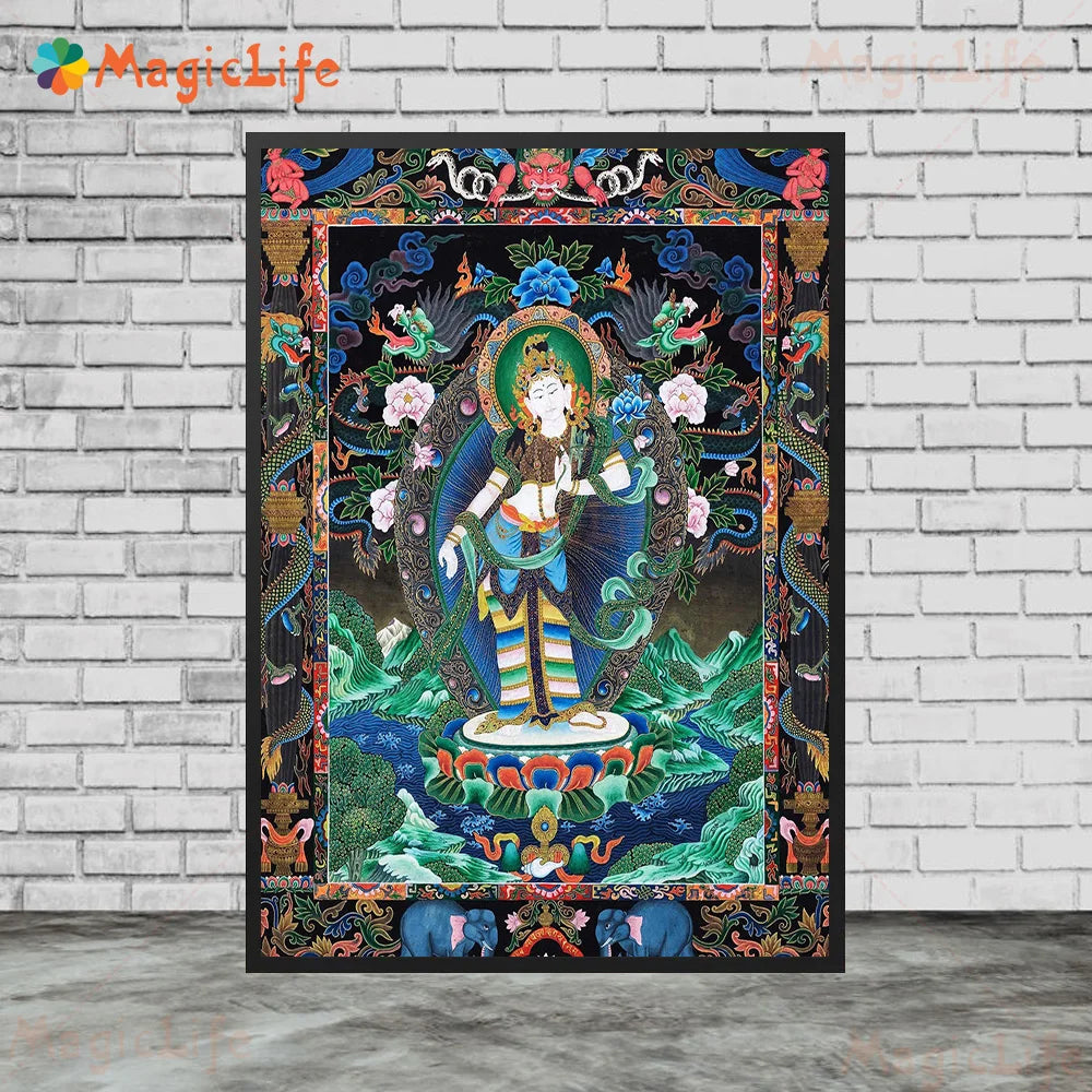 Indian Religion Ganesha Hindu Mythology God Posters Wall Pictures For Living Room Poster Wall Art Canvas Painting Unframed