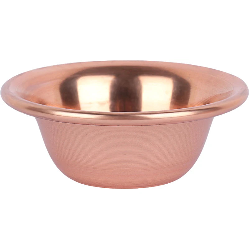 Pure Copper Water Supply Bowl Handmade Holy Water Bowl For Buddha Buddhist Supplies Fine Polished Water Supply Bowl
