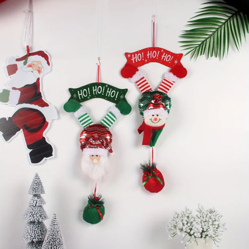 Christmas Tree Decorations, Pendant Ornaments, Perfect for Holiday Party Hotel Decoration, Soft Fabric Christmas Gifts