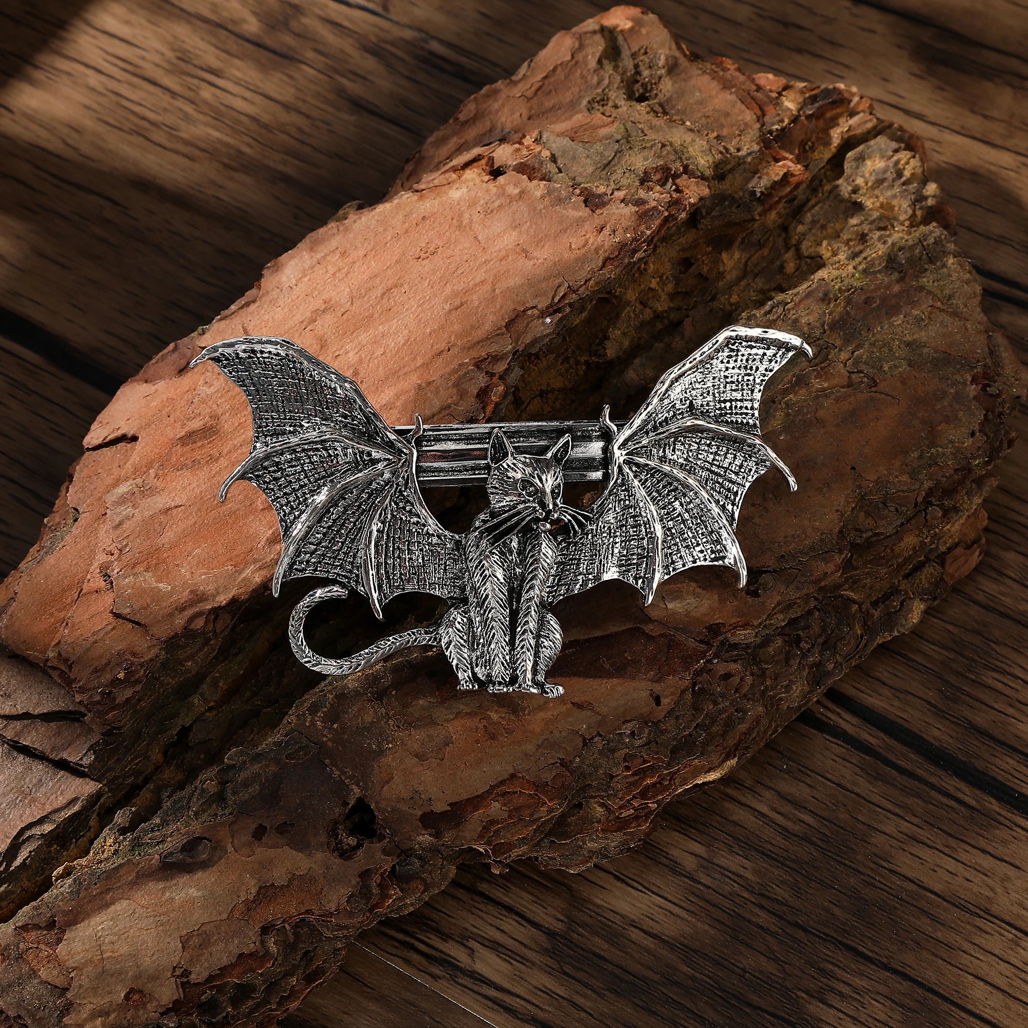 Viking Gothic Bat Cat Hairpin Witch Hairpin Halloween Dress up Fashion Accessories Scandinavian Norwegian Style Valentine's Day Mother's Day Birthday Gift