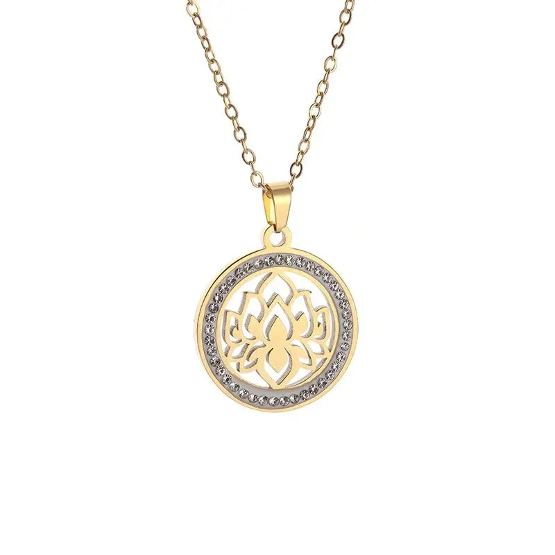 Vintage Hindu Symbols Rune Amulet Pendant Necklace Charm Men\'s Religious Style Prayer Amulet Jewelry Gift