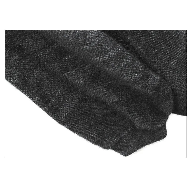 Japanese Harajuku Embroidery New Plush Dark Series Hat Student Boys and Girls Cat Ears Hats Scarf Winter Hat Y2K Halloween Cap