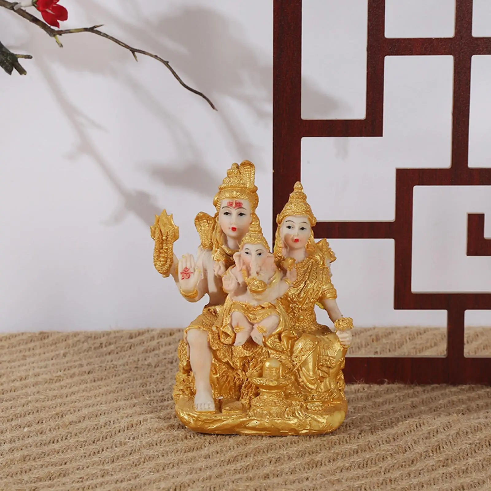Hindu Deity Hindu Decoration Holding Baby Fengshui Gifts Buddha Statue for Altar