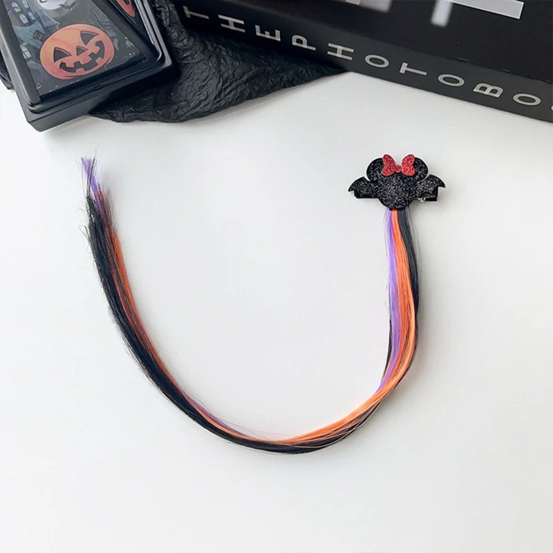 Pumpkin Bat Hair Clip Halloween Party Decoration for Kid Adult Halloween Cosplay Costumes Halloween Prop Ghost Party Accessories