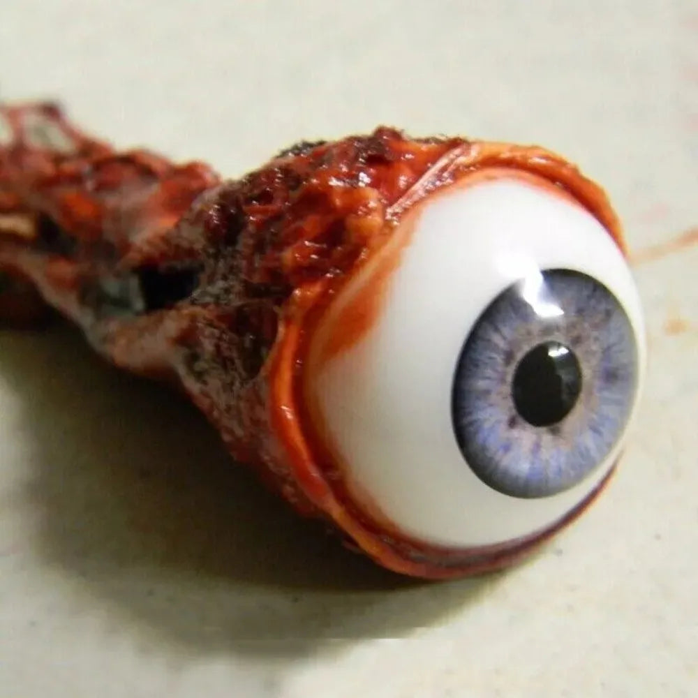 Hot Sale Halloween Latex Fake Eyeballs Horror Scary Bloody Props Fake Eye Eyeball Halloween Party Decoration Bloody Eyeballs