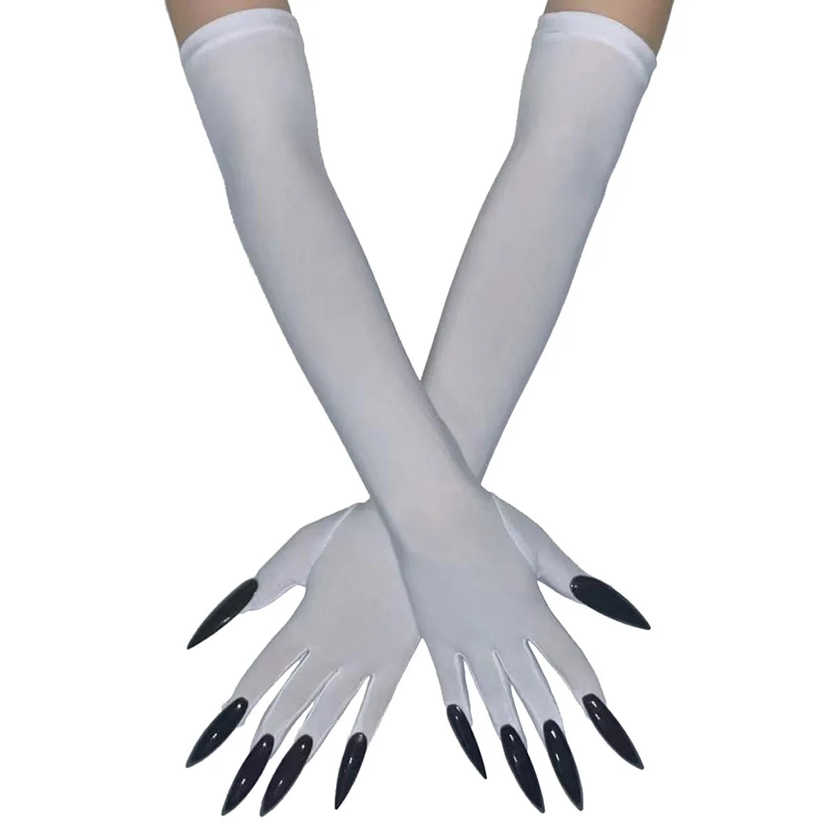 Cool Halloween gloves long ghost claw dress up gloves fashionable red long nails Cosplay Halloween funny gloves A529