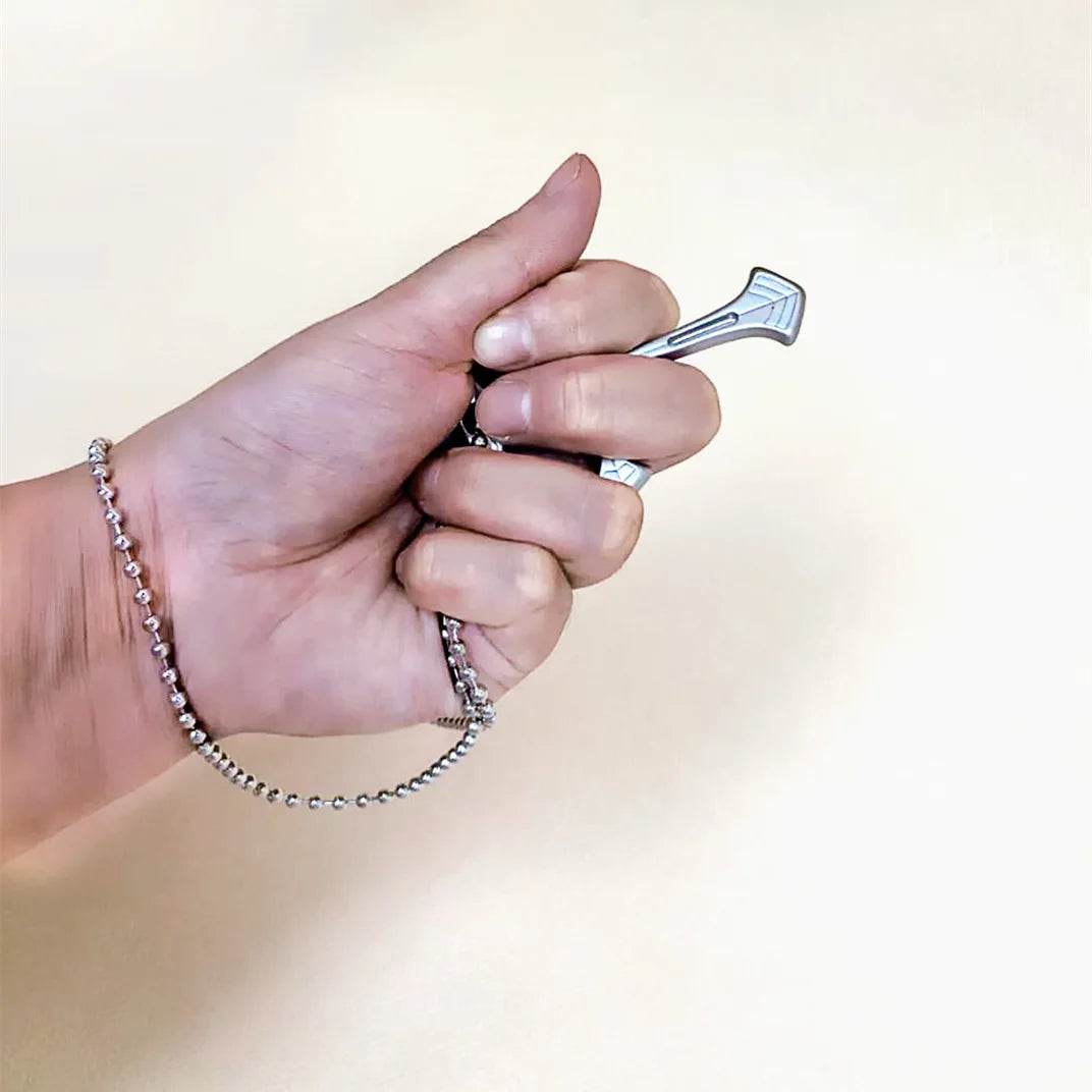 Cross Pendant Self Defense Necklace Portable Broken Window Emergency Aid Security Protection