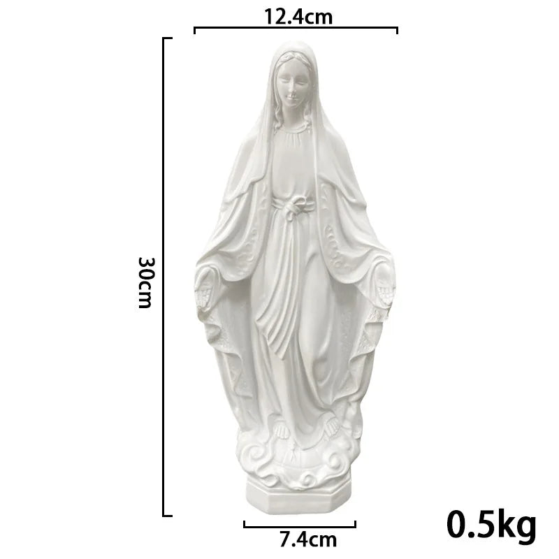 Vilead Our Lady of Guadalupe Figure Virgin Mary Statue Religious Gifts Ornament Mother God Home Decoration Sculpture Accessories
