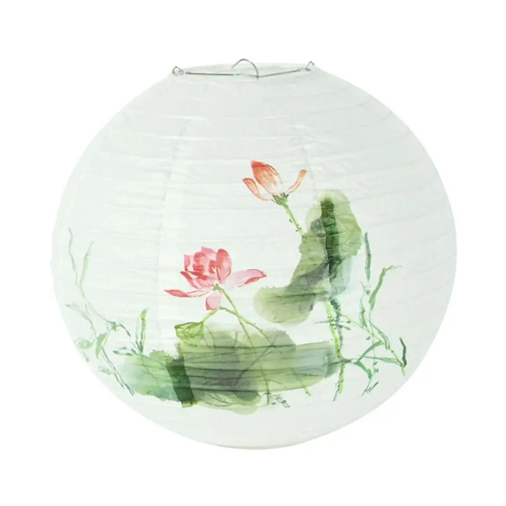 Hanfu matching Mid-autumn Festival National Day Toys Gifts Home Decoration Flower Lantern Round Lamp Lampshade Paper Lantern