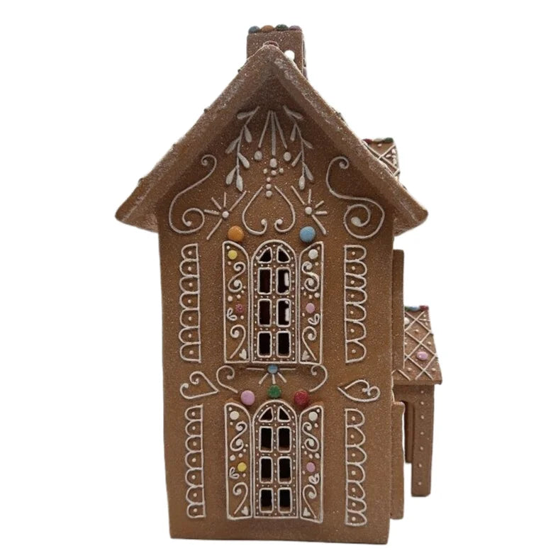 Christmas House Decorations Resin Ornaments Landscape Decoration Gifts