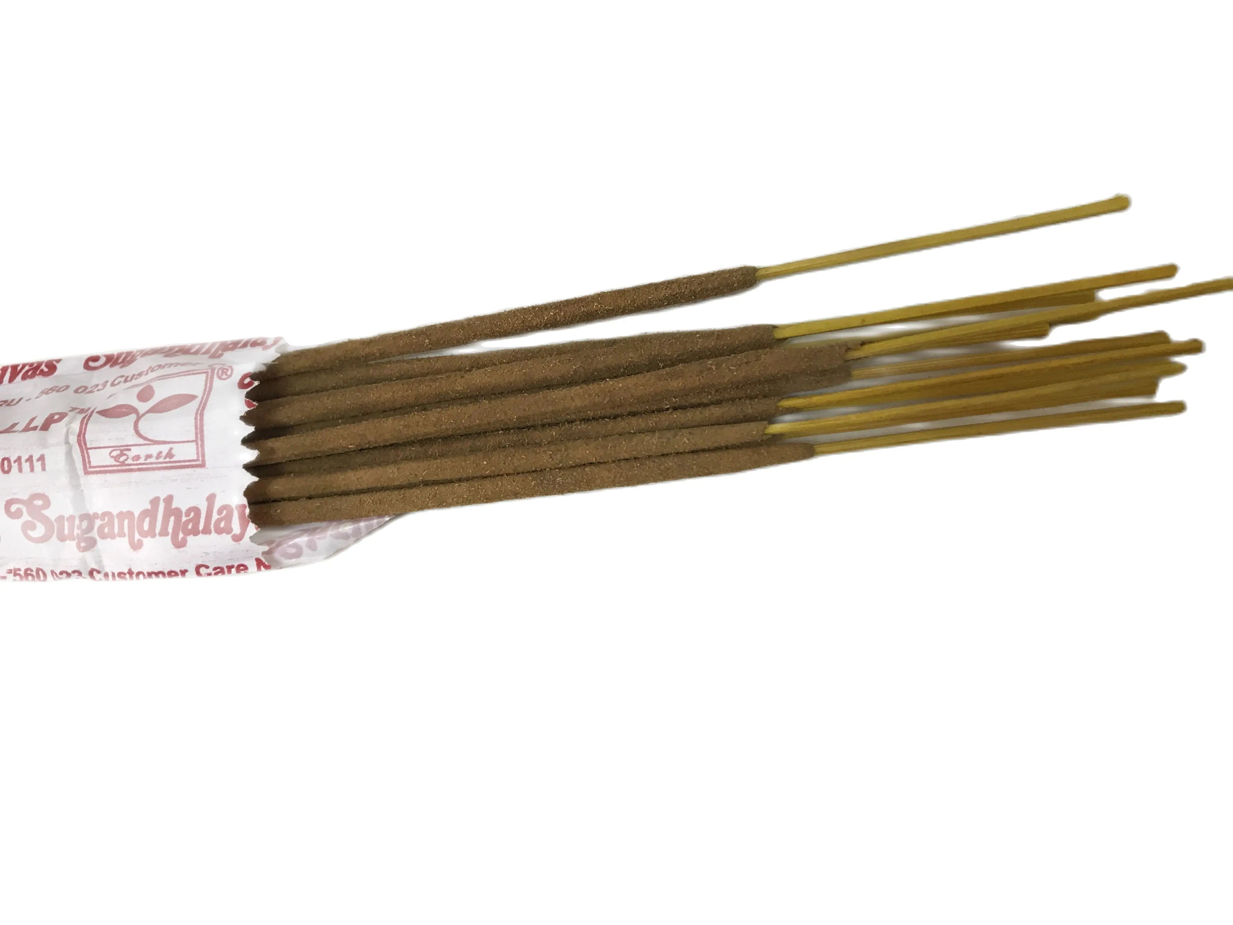 Nag Champa Blue Agarbatti Incense Sticks 180 Grams in 12 Boxes + Spiritual Guide Incense as a Gift Handmade in India Bangalore Without Child Labor, a Delight for the Scent (Authentic)