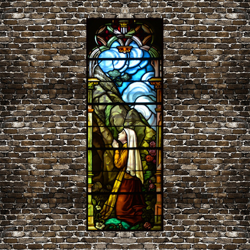 Church Glass Sticker Translucent Opaque Film