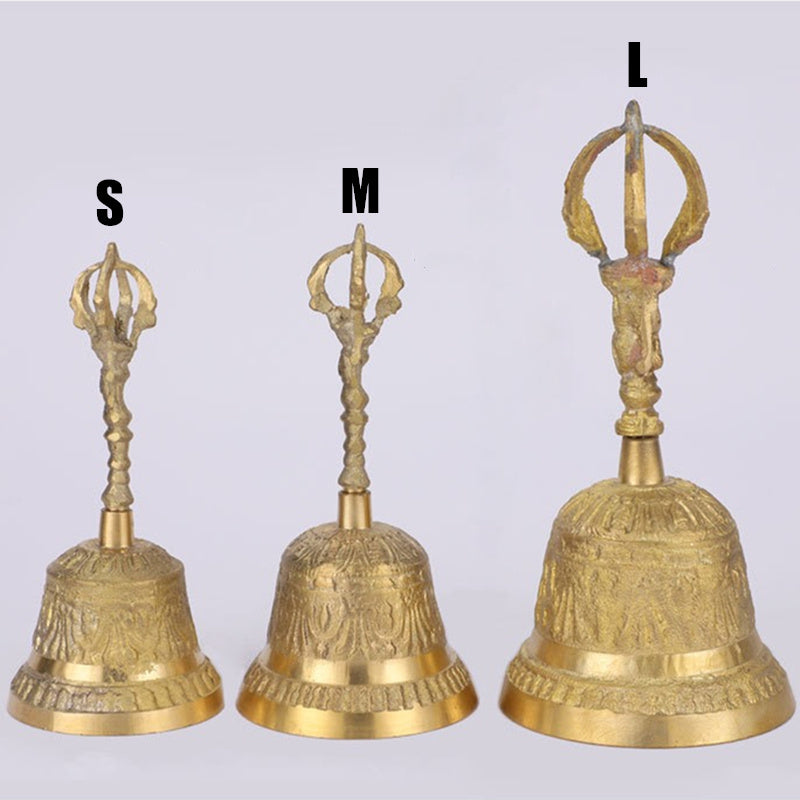 Copper Bells Hand Bells Buddhist Bells Metal Hand Bells
