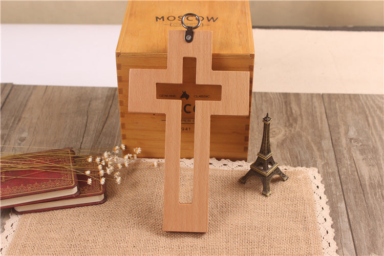 Wooden Church Cross Ornaments