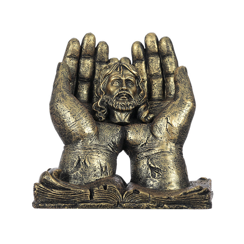 Creative Western Religion God Holding Prayer Christ Our Lady Shou