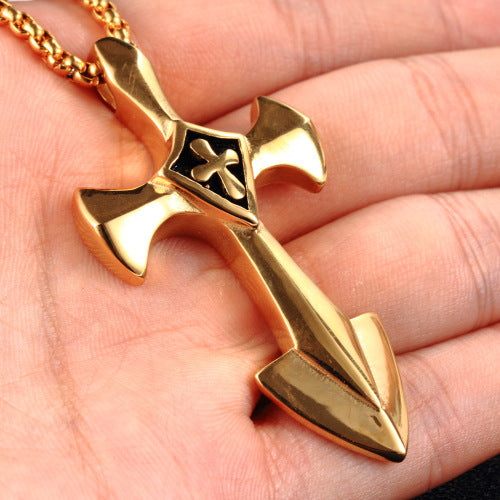 Stainless Steel Necklace Cross